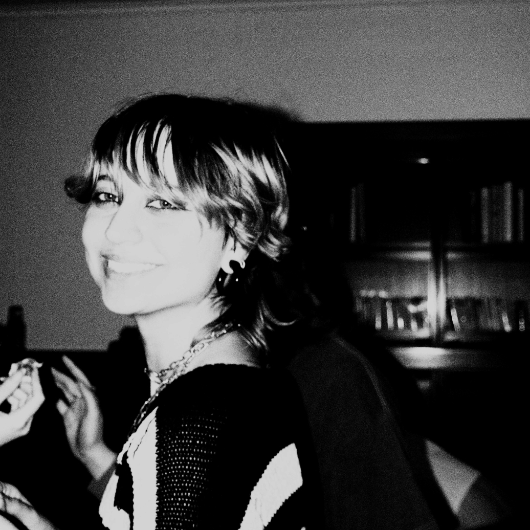 Black & White pic of Jo Fery